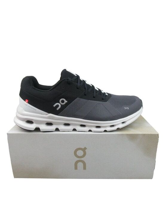 On Running Other - ON Cloudrunner Athletic Running Shoes Mens Size 12.5 Black White NEW #46.99017
